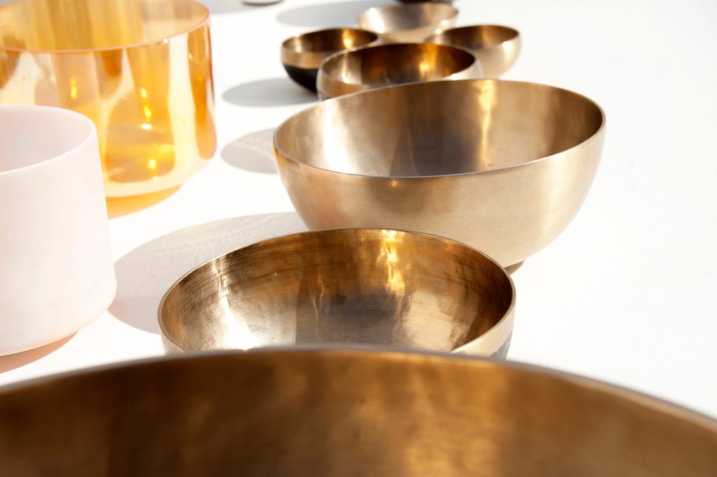 Bols dits "tibétain" et bols de cristal